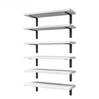 Floating Wall Shelves Set 6pcs  – Modern Minimalist Wall Mounted Shelving for Home Decor & Storage