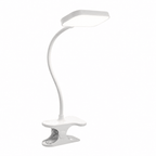 USB Rechargeable Clip-On LED Desk Lamp — 3 Color Temperatures, Stepless Dimming - Feint