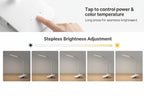 USB Rechargeable Clip-On LED Desk Lamp — 3 Color Temperatures, Stepless Dimming